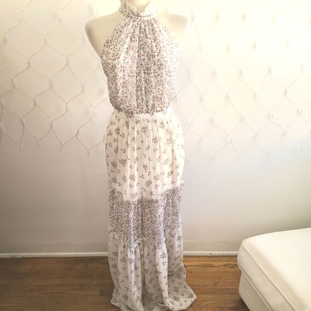 °Hello Spring! Bellevue Sleeveless Floral Maxi Dress • Tagged Medium